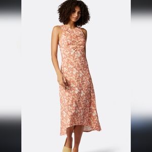 NWT Soft Joie Elliot Midi Cotton Dress SIZE S In Canyon Rose